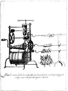 Scappi, Molinello con tre Spedi