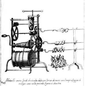 Scappi, Molinello con tre Spedi