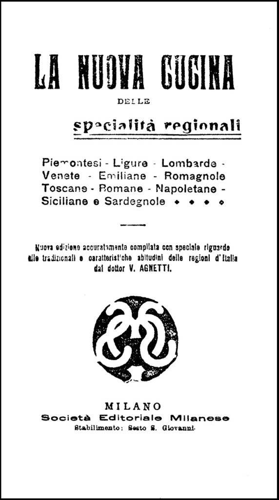 Agnetti, 1913. Frontespizio.