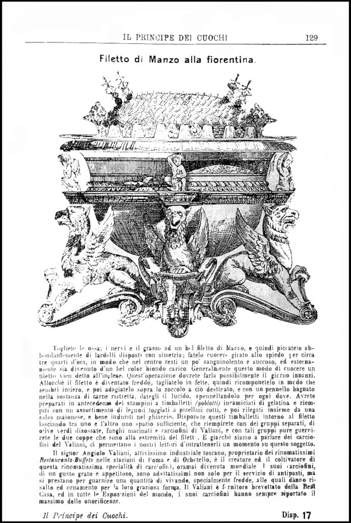 Bossi [Contraffazione], il filetto di Manzo alla Fiorentina