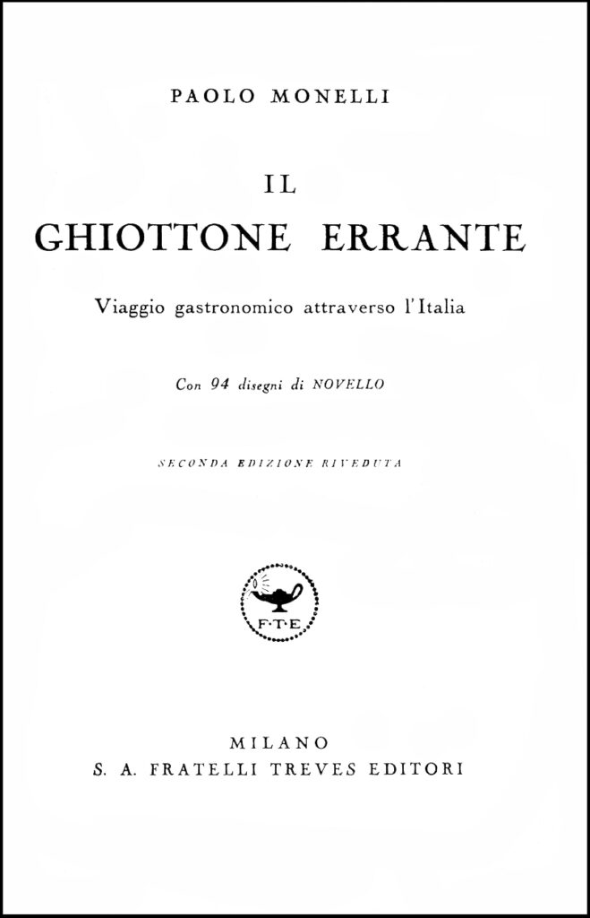Monelli, Il Ghiottone Errante, 1935