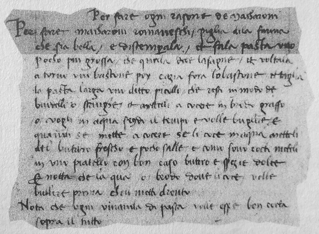 De Macharoni Romaneschi, Maestro Martino