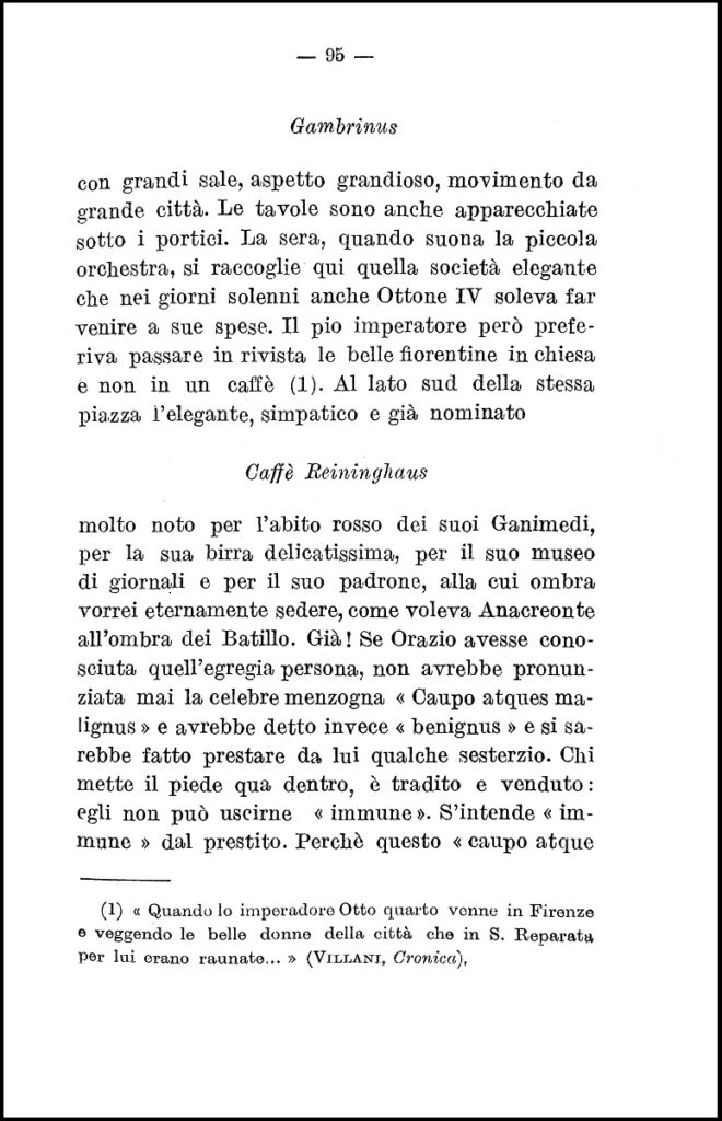 Il Gambrinus di Firenze, Hans Barth