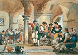 Pinelli, Scena di Osteria