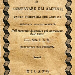 Arte di conservare gli alimenti, 1824